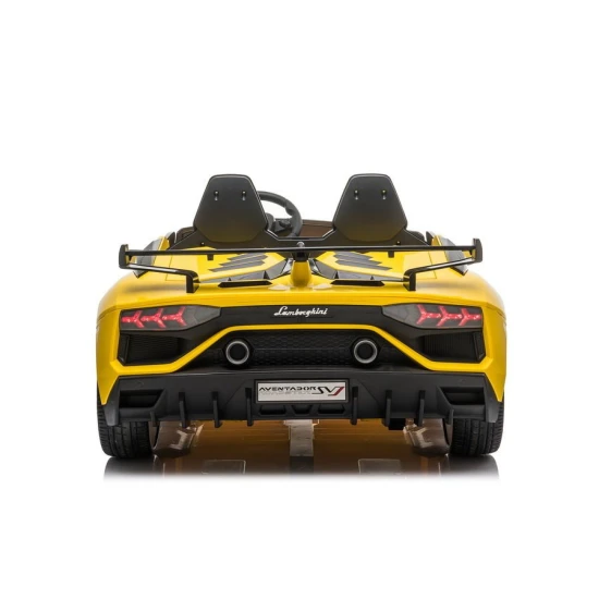 Geltonas elektrinis Lamborghini Aventador SX2028 automobilis Automobiliai