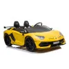 Geltonas elektrinis Lamborghini Aventador SX2028 automobilis Automobiliai