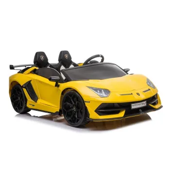Электромашинка для детей Lamborghini Aventador SX2028, желтая