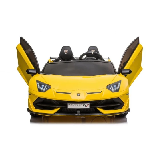 Geltonas elektrinis Lamborghini Aventador SX2028 automobilis Automobiliai