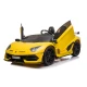 Geltonas elektrinis Lamborghini Aventador SX2028 automobilis Automobiliai
