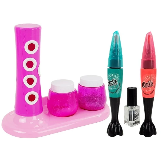 Nagų dažymo rinkinys su spalvotais lipdukais Grožio rinkiniai