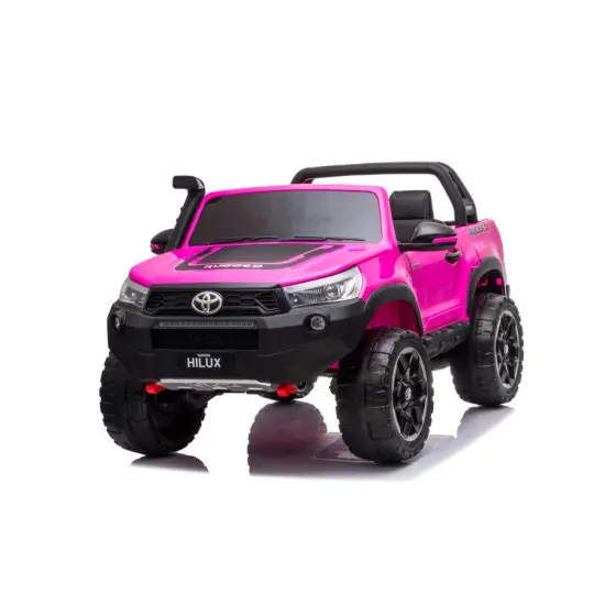 Elektrinis rožinis automobilis Toyota Hilux