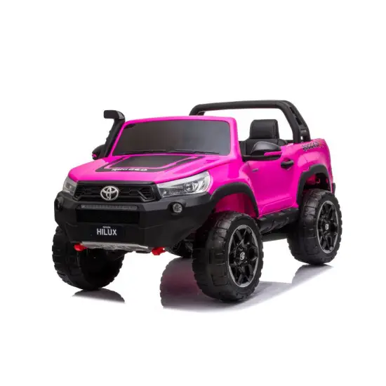 Elektrinis rožinis automobilis Toyota Hilux