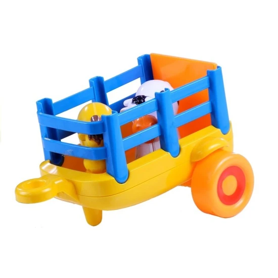 Traktorių ir priekabų rinkinys vaikams Žaisliniai automobiliai