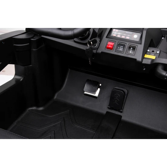 Baltas Buggy STRONG A032 automobilis Elektrinės mašinėlės vaikams