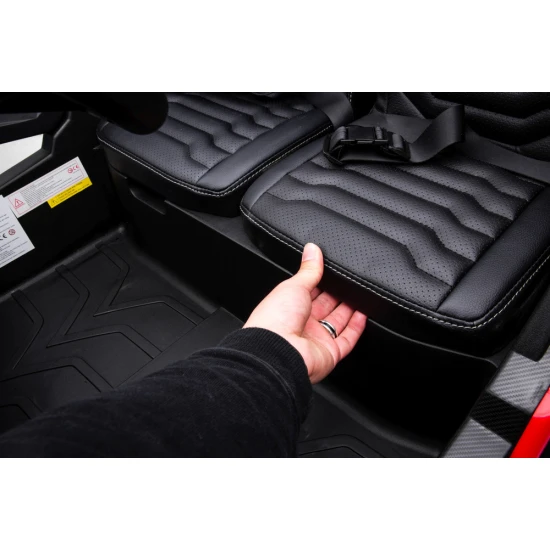 Baltas Buggy STRONG A032 automobilis Elektrinės mašinėlės vaikams