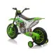 Žalias akumuliatorinis motociklas XMX616 Elektrinės mašinėlės vaikams