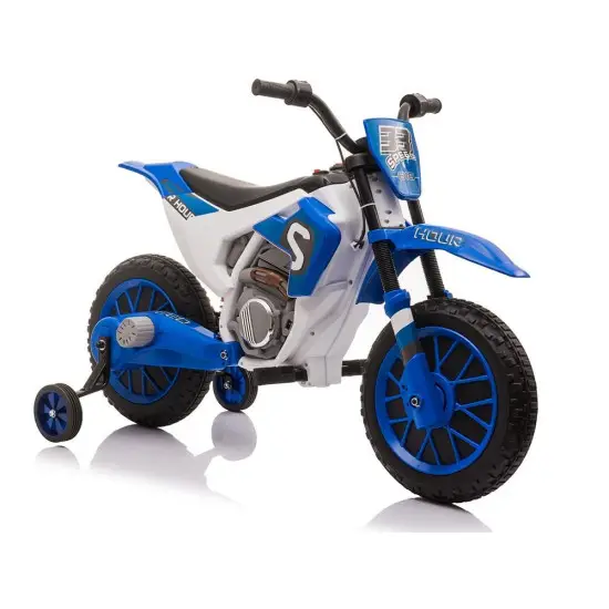Mėlynos spalvos akumuliatorinis motociklas XMX616 Automobiliai