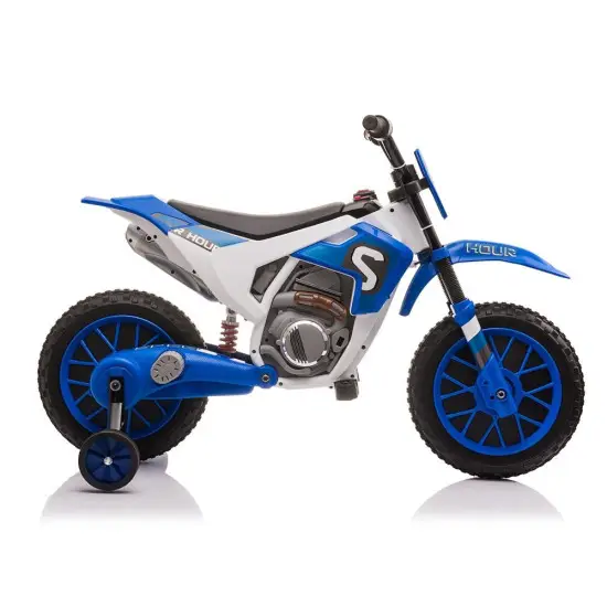 Mėlynos spalvos akumuliatorinis motociklas XMX616 Automobiliai