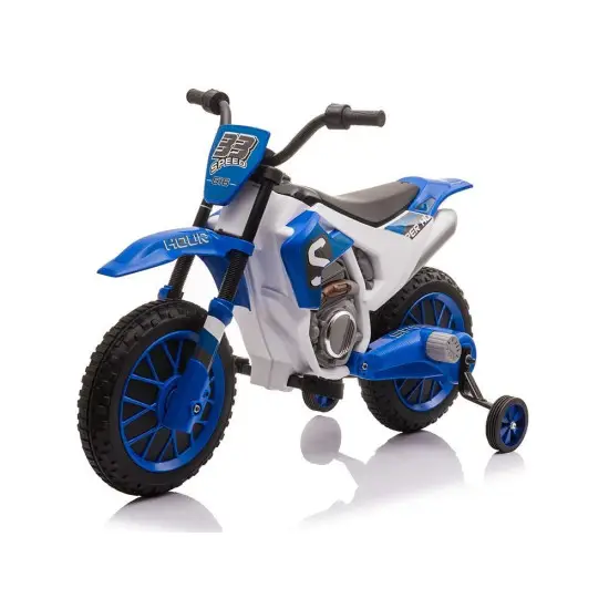 Mėlynos spalvos akumuliatorinis motociklas XMX616 Automobiliai