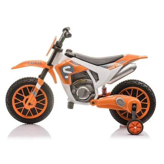 Oranžinis akumuliatorinis motociklas XMX616 Elektrinės mašinėlės vaikams