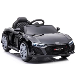 Juodas elektrinis automobilis Audi R8 Lift A300