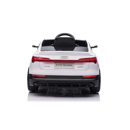 Baltas elektrinis Audi E-Tron automobilis QLS-6688 Elektrinės mašinėlės vaikams