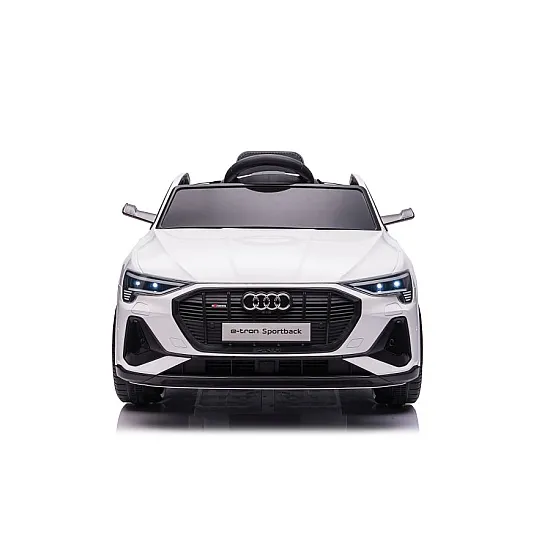 Baltas elektrinis Audi E-Tron automobilis QLS-6688 Elektrinės mašinėlės vaikams