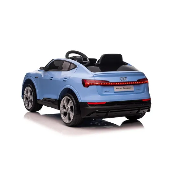 Mėlynas elektrinis Audi E-Tron automobilis QLS-6688 Elektrinės mašinėlės vaikams