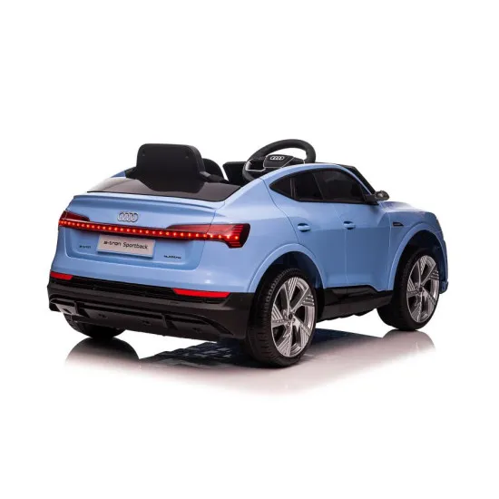 Mėlynas elektrinis Audi E-Tron automobilis QLS-6688 Elektrinės mašinėlės vaikams