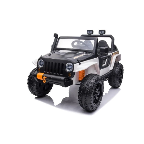 XB-1118 baterijomis maitinamas baltas visureigis