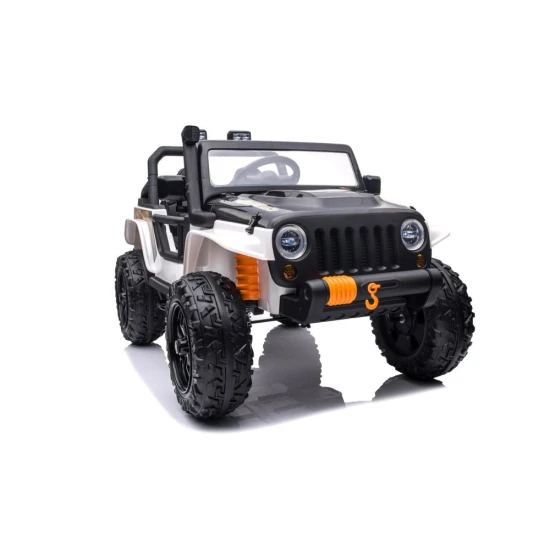 XB-1118 baterijomis maitinamas baltas visureigis