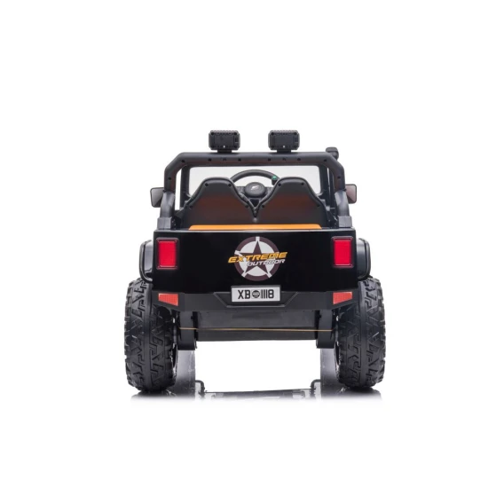 XB-1118 juodas baterijomis maitinamas automobilis