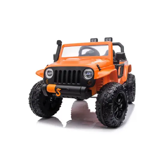 Oranžinis elektrinis automobilis XB-1118 4x4 Elektrinės mašinėlės vaikams