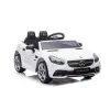 Elektrinis baltas automobilis Mercedes SLC 300