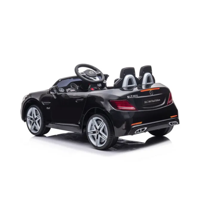 Elektrinė mašinėlė vaikams Mercedes SLC 300, juoda
