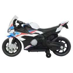BMW S1000RR 2156 baltas akumuliatorinis motociklas