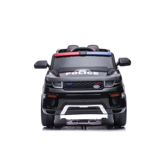 Juodas elektrinis policijos automobilis BBH-021 Automobiliai