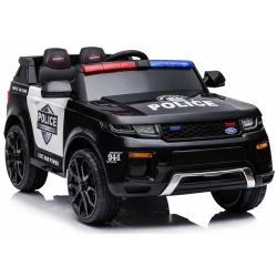 Juodas elektrinis policijos automobilis BBH-021