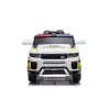 Baltas elektrinis policijos automobilis BBH-021 Elektrinės mašinėlės vaikams