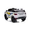 Baltas elektrinis policijos automobilis BBH-021 Elektrinės mašinėlės vaikams