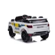 Baltas elektrinis policijos automobilis BBH-021 Elektrinės mašinėlės vaikams