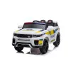 Baltas elektrinis policijos automobilis BBH-021 Elektrinės mašinėlės vaikams