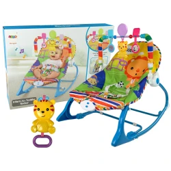 Supamoji kėdė-lopšys 2in1 Mėlyna