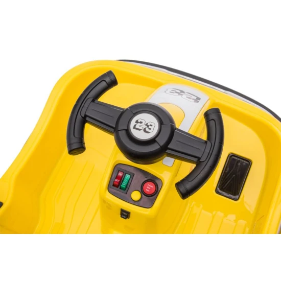 GTS1166 elektrinis geltonas automobilis