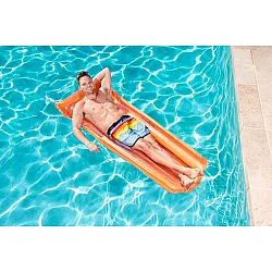 Plaukimo pripučiamas oranžinis čiužinys 183 x 76 cm Bestway 44013