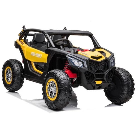 Auksinis elektrinis bagis XB-2118 4x4 Elektrinės mašinėlės vaikams