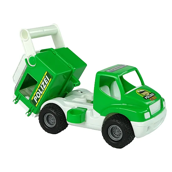 Žalias policijos automobilis