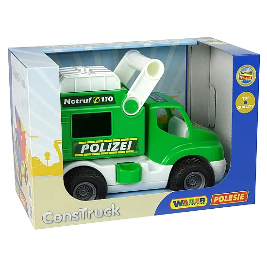 Žalias policijos automobilis
