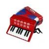 Raudonas akordeonas vaikams Muzikos instrumentai