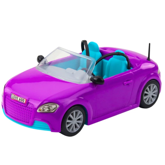 Lėlės violetinis automobilis Lėlės ir žaidimų rinkiniai