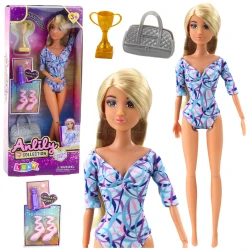 Anlily balerina lėlė su judančiomis galūnėmis ir aksesuarais