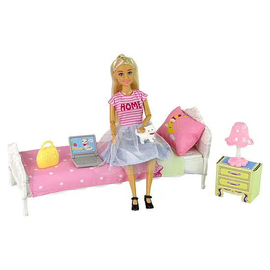 Anlily doll with bedroom furniture set Dolls and game sets