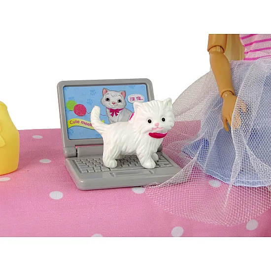Anlily doll with bedroom furniture set Dolls and game sets