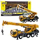 Autokrane Huina Crane Construction Vehicle Movable Metal Parts 1:50 Žaisliniai automobiliai