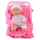 Kūdikių lėlė su nešykle Lėlės ir žaidimų rinkiniai
