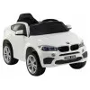 Baltas BMW X6 elektrinis automobilis Elektrinės mašinėlės vaikams