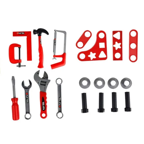Big Sawmill Tools Set for little Tinkerer 23 pcs Darbo įrankiai