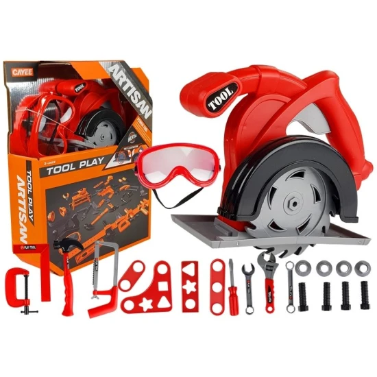 Big Sawmill Tools Set for little Tinkerer 23 pcs Darbo įrankiai